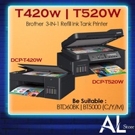 Brother DCP-T420W DCP-T520W Colour Refill Ink Tank 3 in 1 A4 Printer Print Scan Copy WiFi Inkjet Air
