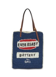 ANYA HINDMARCH EVER READY RAFFIA TOTE BAG