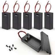 6PCS 9V Battery Holder,9V Battery Holder with Switch,9 Volt Battery Holder with Leads，Widely Used in