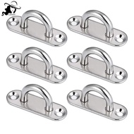 LISHU M5/6/8 Hook Hooks Eye Plate Heavy Oblong Duty Steel Stainless Pad Mount Wall U Boat Ceiling Ha
