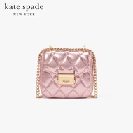 KATE SPADE NEW YORK CAREY METALLIC MICRO FLAP CROSSBODY KE601 กระเป๋าสะพายข้าง