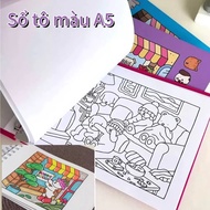Lovely A5 Coloring Book Entertainment Handcuffed Drawing Book Doodle Book Drawing Coloring Book-gift