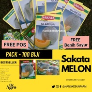 Benih Rock Melon Sakata 100seed Glamour FREE Benih Sayur Sakata Melon