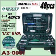 ''SRUNV'' 1/2'' 48PCS TOOL SET (EVA) -A5-0002