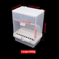 Dispenser Pakan Burung Otomatis Tempat Makan Gantung Plastik Anti Tumpah Burung Beo Pipit Parrot Par
