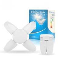 Mini LED E27 Folding Fan Bulb 28W LED Light Bulb AC 110V 220V Foldable UFO Light 60degrees Spotlight