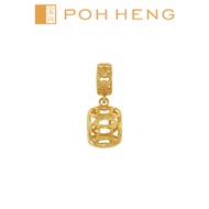 Poh Heng Jewellery 22K Golden Coin Pendant in Yellow Gold[Price By Weight]