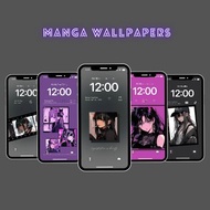 數碼 5套少女插畫桌布 | 5套iPhone、Android漫畫插畫桌布