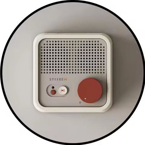 Syitren N100 Mini Bluetooth Speaker Ornament Built-in Dual Speaker Stereo Smart Bass Home Portable W
