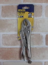 IRWIN คีมล๊อคปากโค้ง พร้อมตัดสายไฟ 5 นิ้ว 5 WR