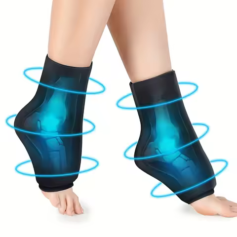 Ankle Ice Pack Wrap for Injuries Foot Ice Pack Stretchable Cold Pack Compression Therapy for Plantar