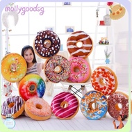 MOILYGOODSG Donuts Pillow,  Donuts Home Cushion Simulation Donut Cushion, Creative Super Soft Chocol