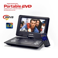 เครื่องเล่น​ดีวีดี​พกพา  DVD PORTABLE​ ขนาดเครื่อง 13.8 นิ้ว หน้าจอ 10 นิ้ว  รุ่น EV-1139 NS-1129