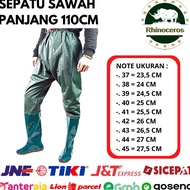 New stock of Boots Men'sWanita, Long Waterproof Rice Field Pants, Elastic Snail Shoes