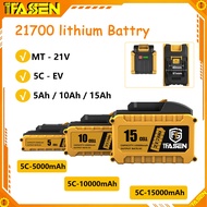 IFASEN 21V 21700 Batteri Drill Batteri 5/10/15Ah Rechargeable battery Large Capacity Lithium Battery