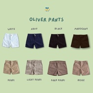 IRISGO! Wander - Navy Brown Toddler Chinos Shorts Premium Chinos Pants for Kids