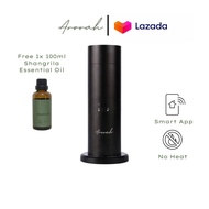 [ARORAH] Elegant Tower Pillar Scent Diffuser Aroma Nebulizer With Smart App Control