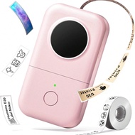 1 Label Machine With 1 Roll Of 12x40mm, 0.47" X 1.57" White Sticker Thermal Label Tape - D30 Portabl