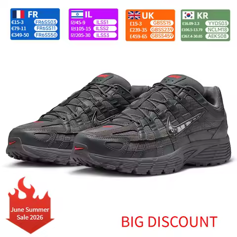 Nike P-6000 Men's Running Shoes Retro Style Premium Cushioning Lightweight Comfort for Everyday Wear