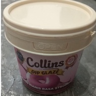DIP GLAZE 300g for STRAWBERRY Flavored Donut Spread,/ Stylus, MIN3 Cake TOPPING