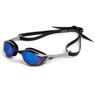 ARENA COBRA EDGE MIRROR SWIPE ANTI-FOG Blue Sliver Swimming Goggles.