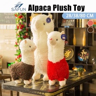 【SG】28/38/80CM Cute Soft Alpaca Doll Alpaca Plush Hug Pillow Toy Kids Gifts Birthday Gift