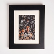 Minimalist Black Wooden Photo Frame - 5R Matboard Photo Frame