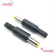 AHTY DC Power Plugs, Black 14mm Male Barrel Connectors, Monitoring DC Power Plug 12V Adapter High-qu