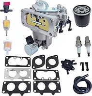 FH641V Carburetor Kit Compatible with Kawasaki FH661V FH680V FH721V FX751V FX850V 22 HP Engine Repla
