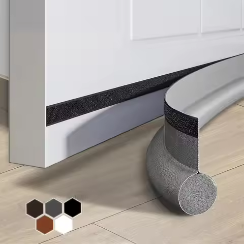 1Pc Door Bottom Seal Strip Cuttable Insulation Under Door Draft Blocker Windproof Anti-Cold Gap Weat