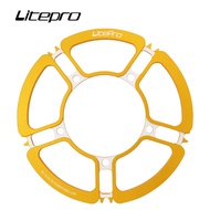 Litepro MTB Folding Bike Crank Petal Chainwheel 52T 53/54T Chainwheel 56T 58T Petals Sprocket Flower Chainring