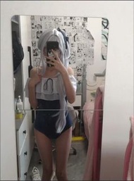 蔚藍檔案 都子/ミヤコ泳裝Cosplay M碼