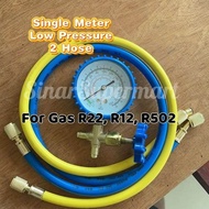 Fridge Home Car Aircon Gas Pressure Gauge Double Meter Air conditioner Gas Pressure Tekanan Gas R22R