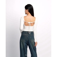 Karakiri - Elie Backless Top | Backless Top Longsleeve