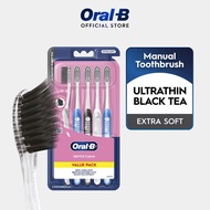 Oral-B Ultrathin Black Tea Toothbrush 5 Counts