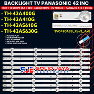 BACKLIGHT TV PANASONIC 42 INCH TH-42A400G TH-42A410G TH-42AS610G TH-42AS630G 42A LAMPU BL LED 42A400