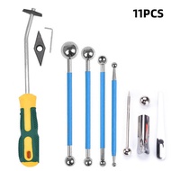 11-Piece Set Ingrown Seam Tool Kit Ceramic Tile Set Seam Tool Seam Metal Ball Tile Decoration Surfac