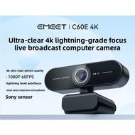 4K Webcam 1440P 2K Web Camera 1080P EMEET C60E Autofocus USB Computer Camera for Living/ Video Call/