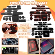 Toyota Vios 2023-2025 Interior Slot Mat