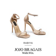 Jojo Bragais Rabiya Vintage Gold 4-Inch High Heels | Pageant Heels