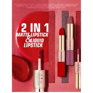 O.TWO.O 2 in 1 matte lipstick & lipgloss Long-Lasting & Non-Fading