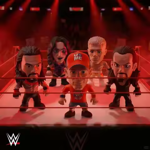 In Stock New Zuru 5 Surprise WWE Mini Stars Mini Wrestling Action Figures Collectible Plastic Toys B