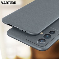 Vantime สำหรับ Vivo V23 5G Case หินทราย Ultra Thin Anti-เหงื่อลื่นด้านหลังเคสใส่โทรศัพท์