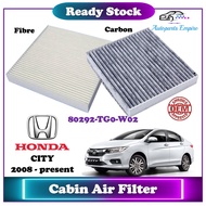 【 Honda City 】 Cabin Air Filter - Fibre or Carbon ( 2008 - present / 80292-TG0-W02 / OEM Fitting )