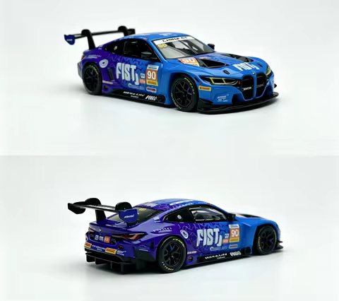 Mini GT 1215 1/64 M4 GT3 EVO #90 2025 China GT Diecast Car Model Alloy
