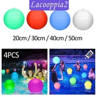 [Lacooppia2] 4 Pieces Beach Toy Inflatable Beach Ball for Beach Decoration Outdoor Indoor