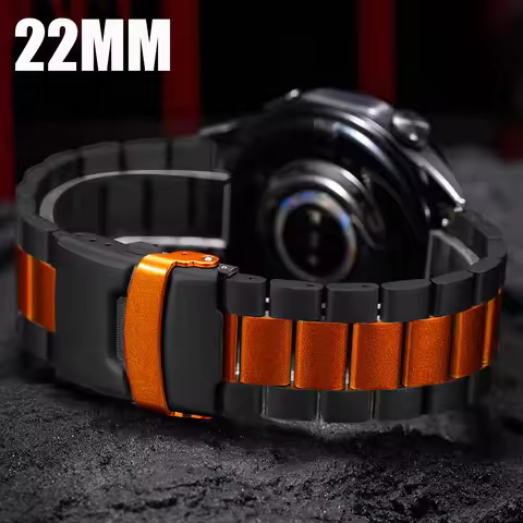 22mm Luxury Stainless Steel Band for Huawei Watch GT 5 Pro 46mm GT5 GT4 GT3/3 Pro GT2/2e/2 Pro For H