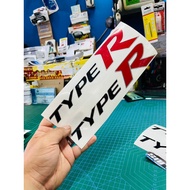 TYPE R SIDE DOOR CUTTING STICKER (HONDA FD2R)-READY STOK