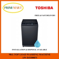 TOSHIBA AW-DJ1000FS 9KG TOP LOAD WASHING MACHINE - 2 YEARS TOSHIBA WARRANTY + FREE DELIVERY
