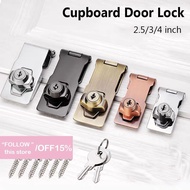 NARCISSUS Keyed Hasp Lock Buckle Zinc Alloy Cupboard Punch-free Cabinet
